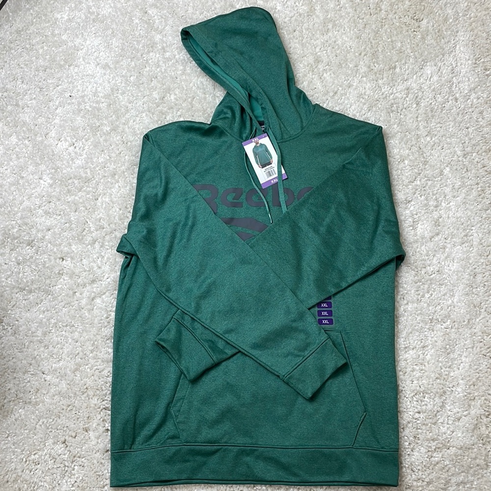 Mens Reebok hoodie sweatshirt.